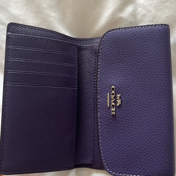 Purple Coach Wallet - Picture 5 of 9